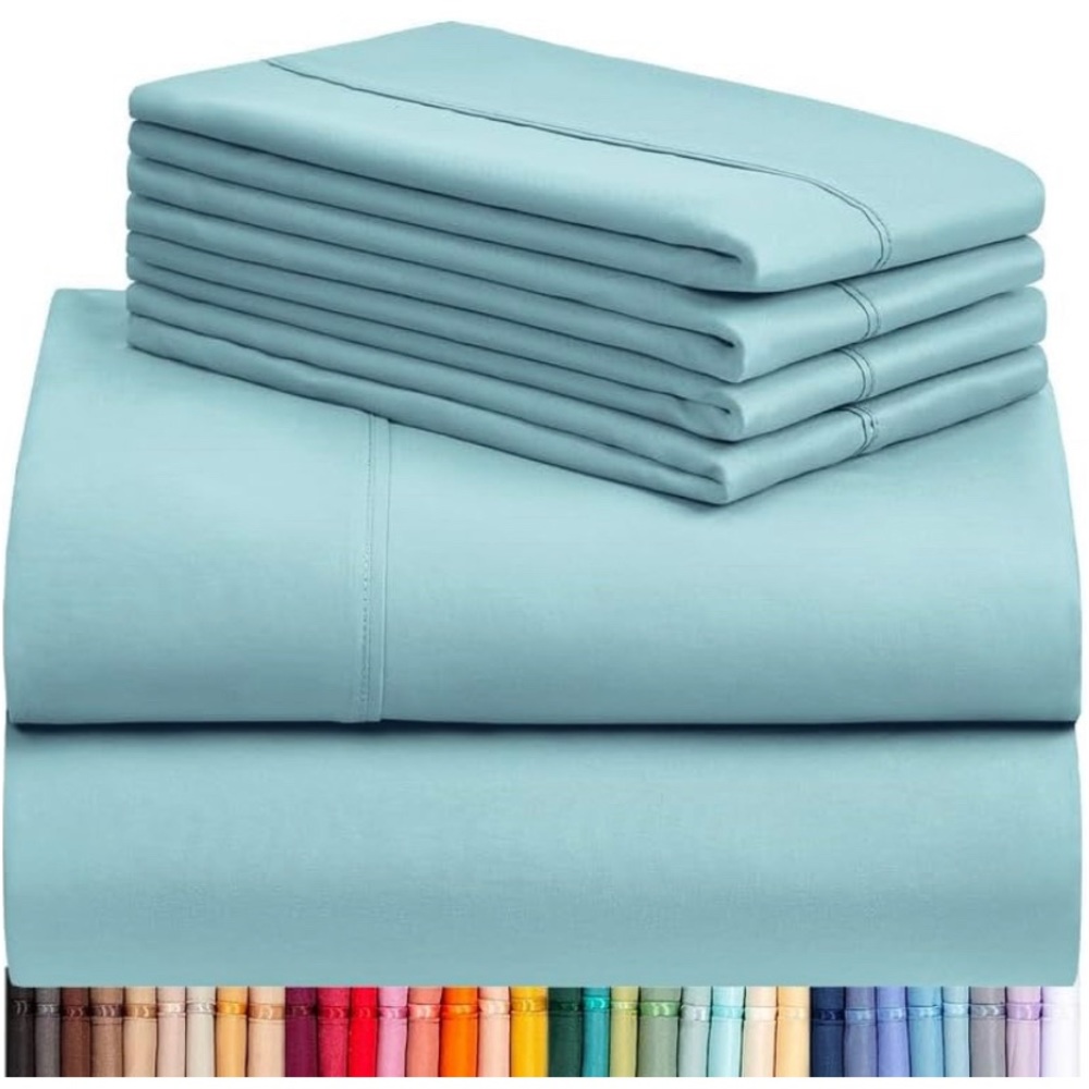 Queen Sheet Set (6 pieces) - Microfiber & Bamboo